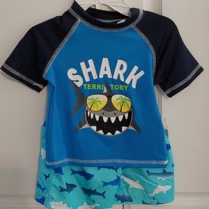 ixtreme swim trunks and rash guard set